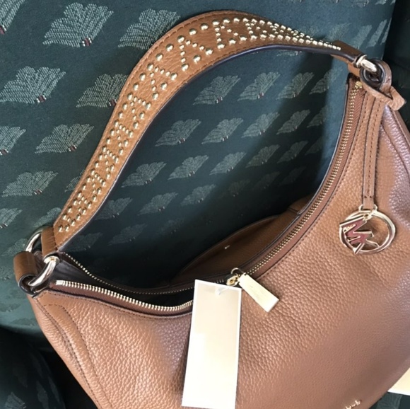 NWT MICHAEL KORS LEATHER LYDIA MEDIUM SHOULDER BAG - Picture 2 of 8